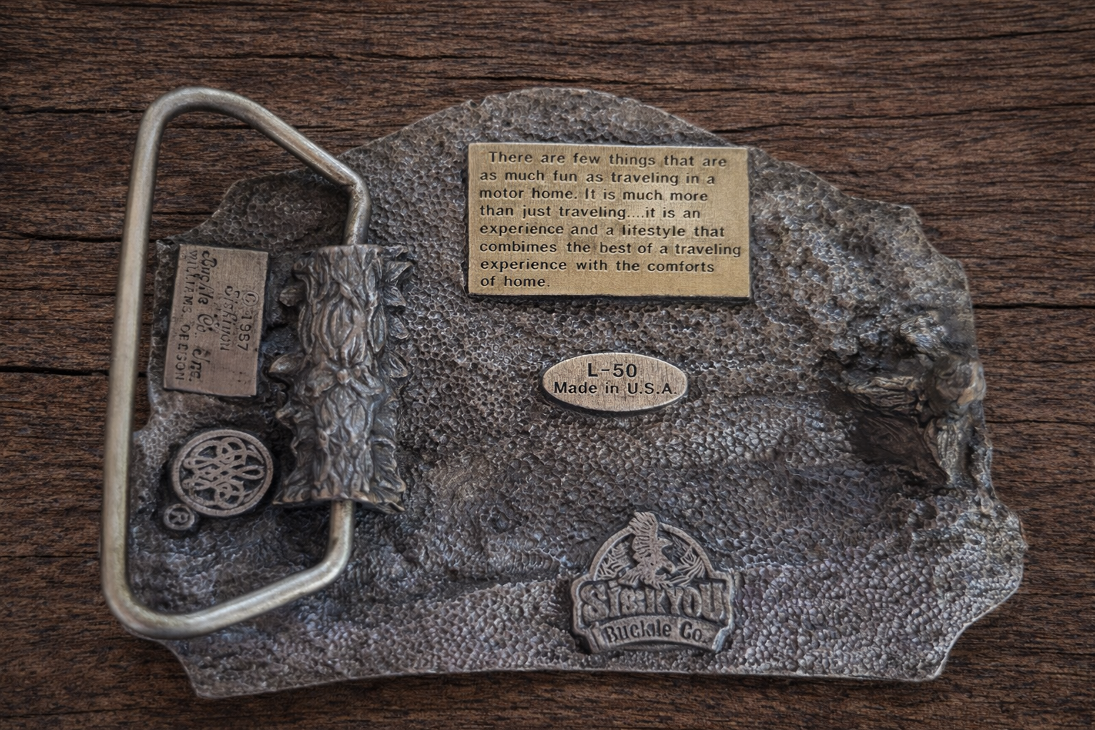 Vintage RV Lifestyle Belt Buckle