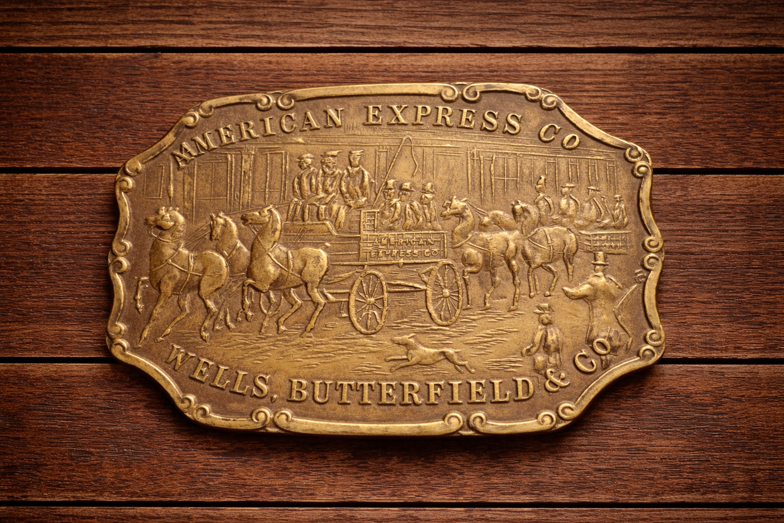 American Express – Wells, Butterfield & Co. Belt Buckle