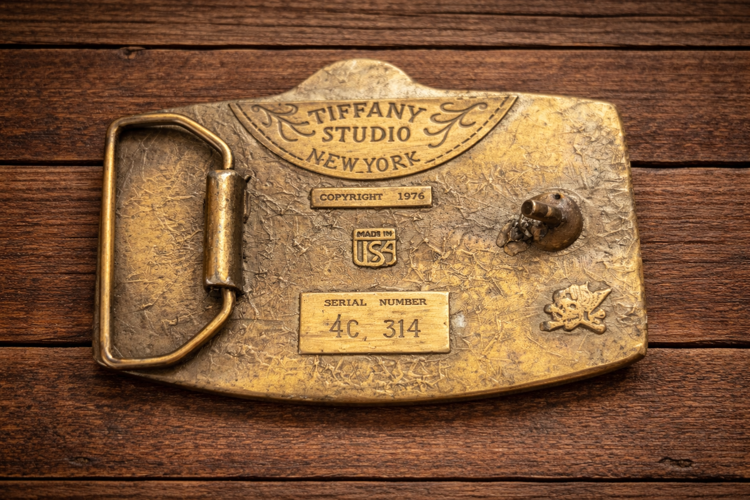 Vintage “CB Radio Broadcast” Belt Buckle