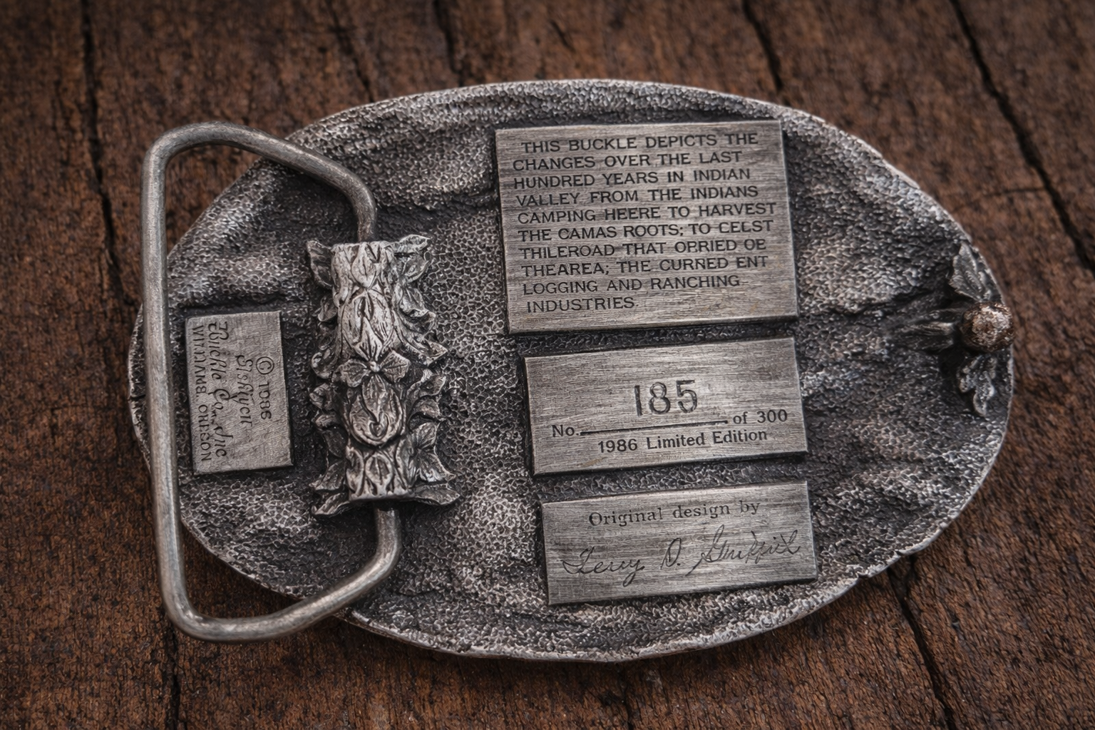 Siskiyou Elgin Oregon Indian Valley Belt Buckle