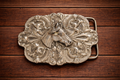 Vintage Bergamot Brass Horse Head Belt Buckle (1974)