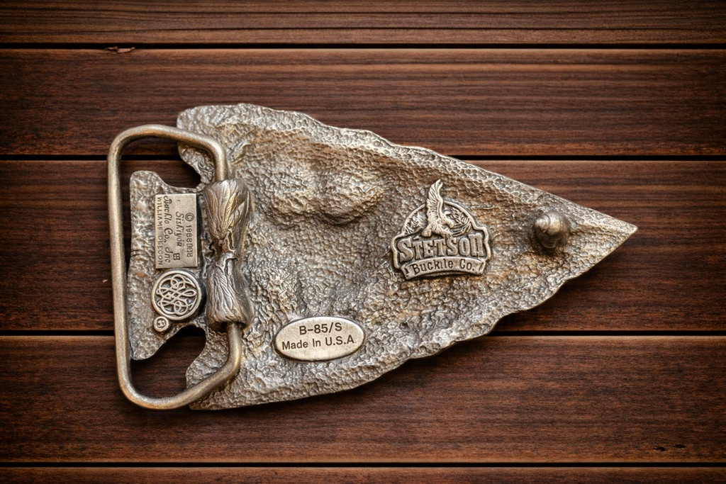 Siskiyou Buckle Company Arrowhead Buffalo Skull Belt Buckle