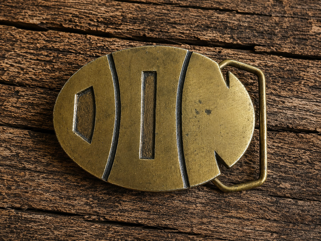 Vintage 1980 “DON” Name Belt Buckle – Indiana Metal Craft – Humphreys Leather Goods