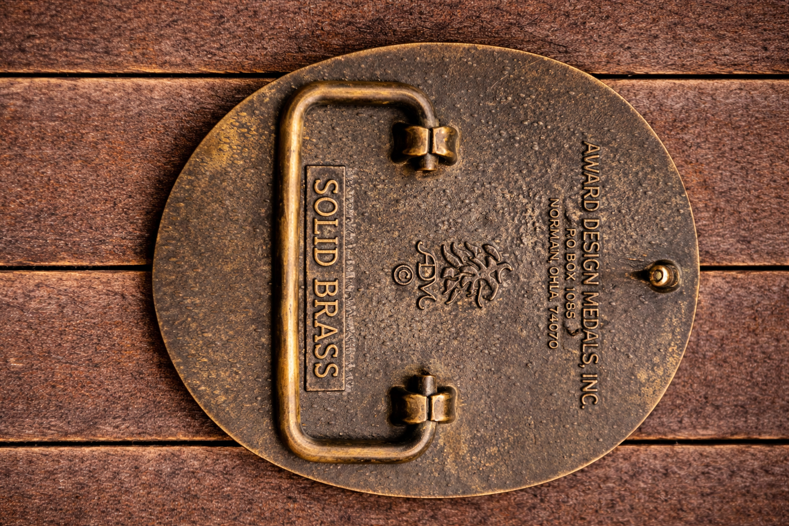 Vintage Solid Brass Bucking Bronc Rodeo Belt Buckle – Award Design Medals