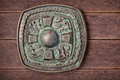 Vintage Celtic Shield Design Belt Buckle – Antiqued Brass-Tone Finish