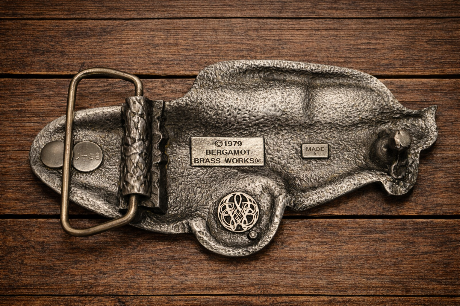 Vintage Chevy Classic Car Belt Buckle