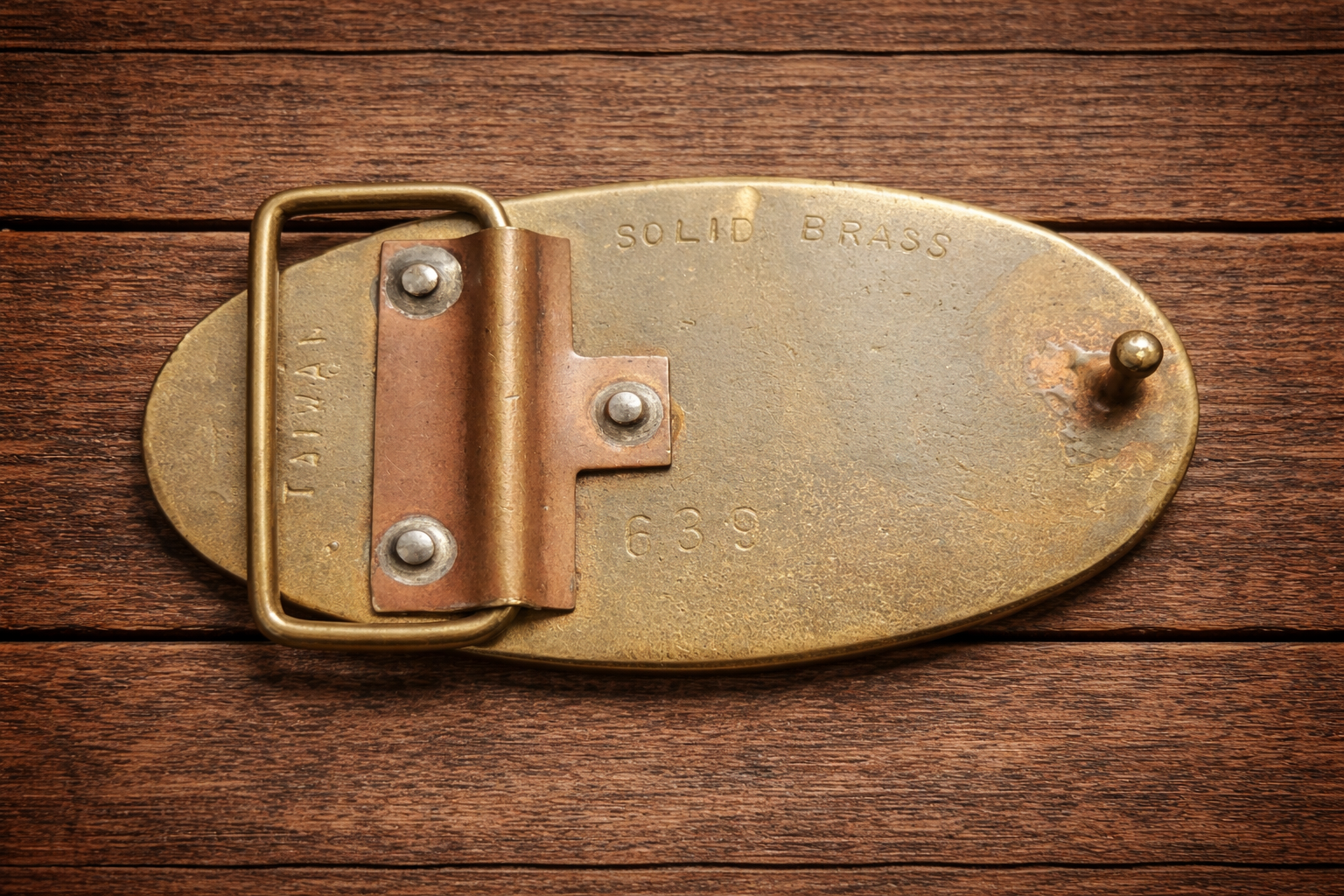 “I’d Rather Be Cruising” Vintage Brass Belt Buckle