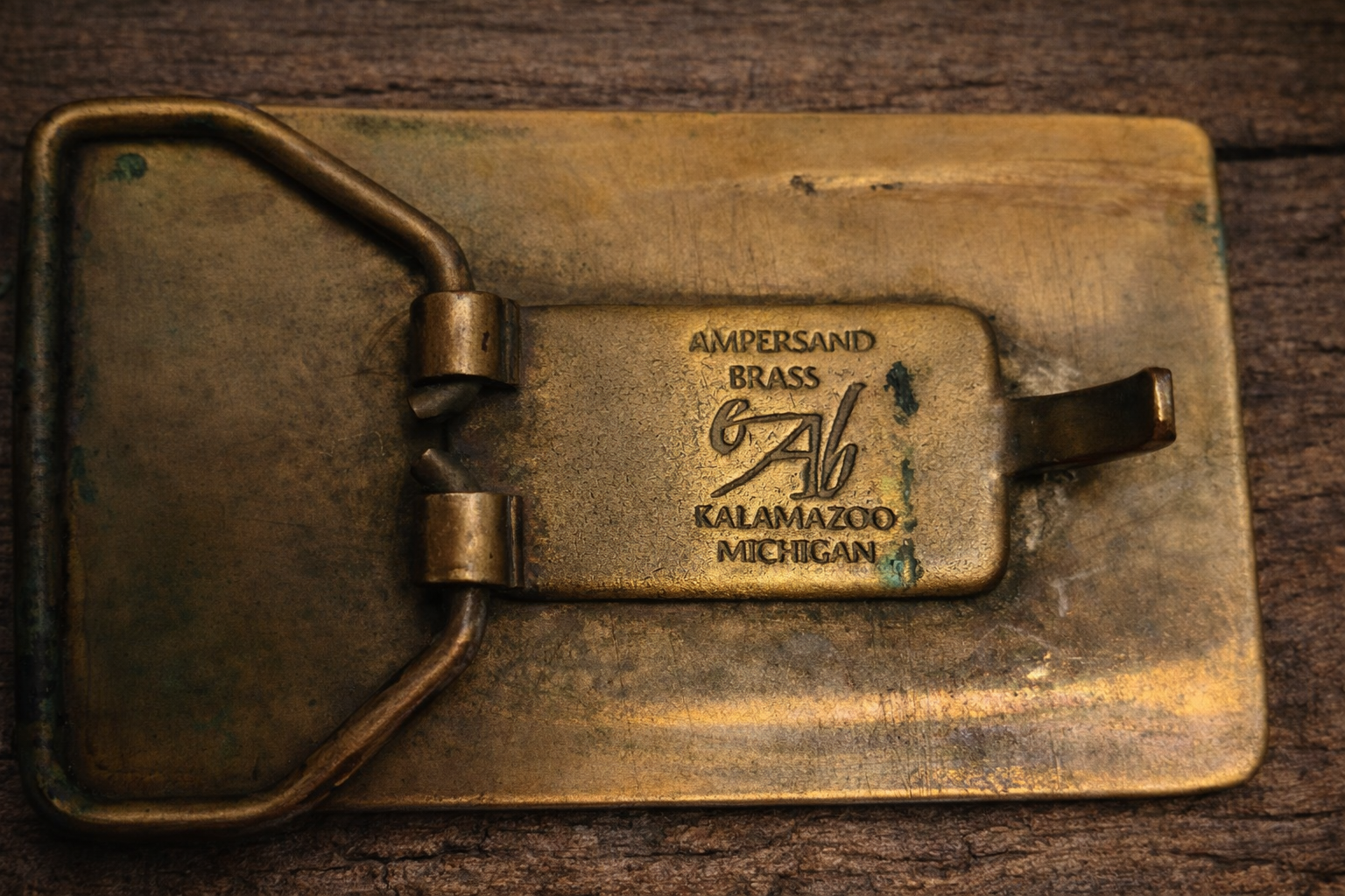 Vintage Ampersand Brass Soaring Eagle Belt Buckle – Kalamazoo, Michigan