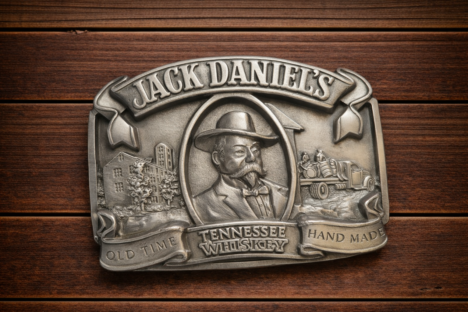 Vintage Jack Daniel’s Tennessee Whiskey Belt Buckle (1989)