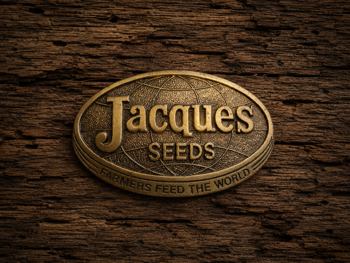 Vintage 1977 Jacques Seeds “Farmers Feed the World” Limited Edition Belt Buckle – Lewis Corp USA