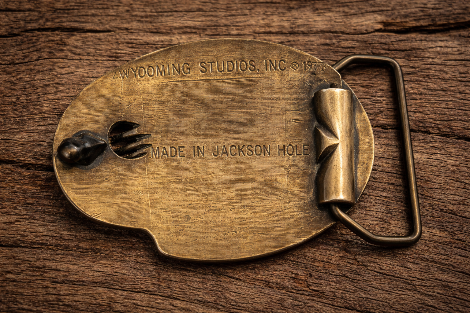 Vintage 1978 Wyoming Studios Artist Palette Belt Buckle – Made in Jackson Hole