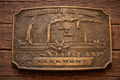 Vintage Bergamot Brass Works “Clermont” Steamboat Belt Buckle – Great North River Steamboat