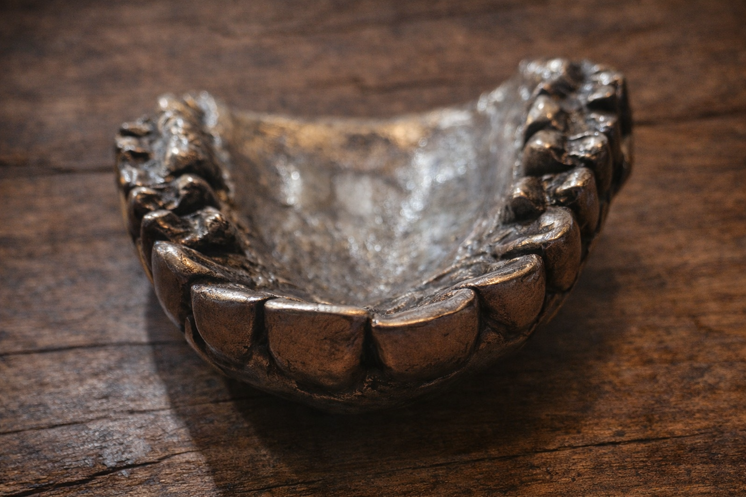 Vintage Bergamot Brass “Teeth” Belt Buckle