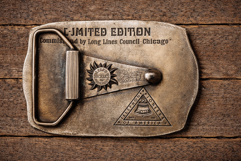Limited Edition Telephone Industry Centennial (1876–1976) Commemorative Belt Buckle
