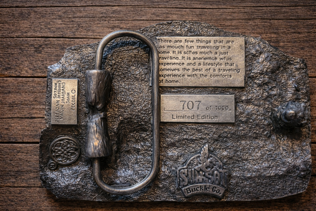 1992 Siskiyou Buckle Co. “Thousand Trails” Limited Edition Belt Buckle