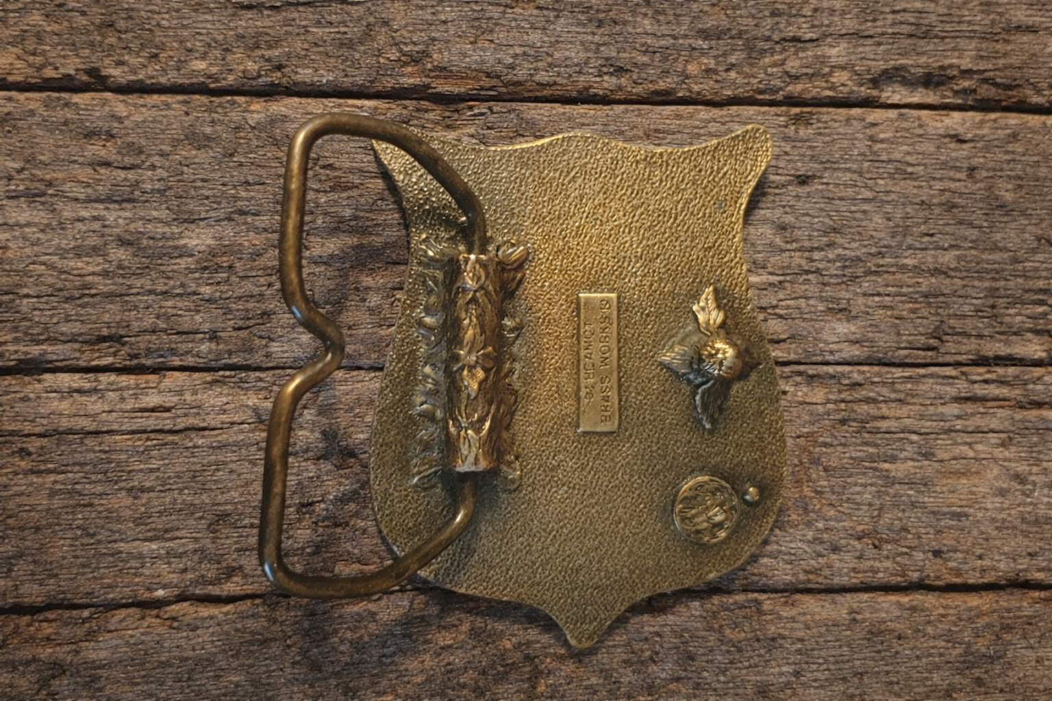 Vintage 1980 USA Olympic Team Belt Buckle – Solid Brass