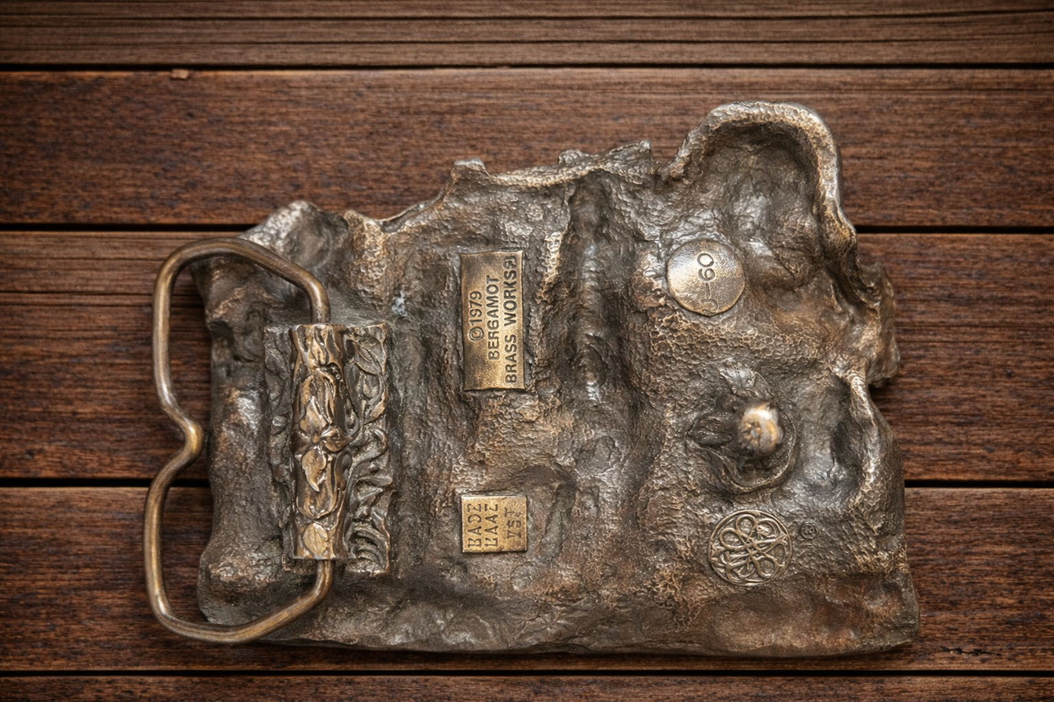 War Party Rider Belt Buckle – Bergamot Brass Works (1979)