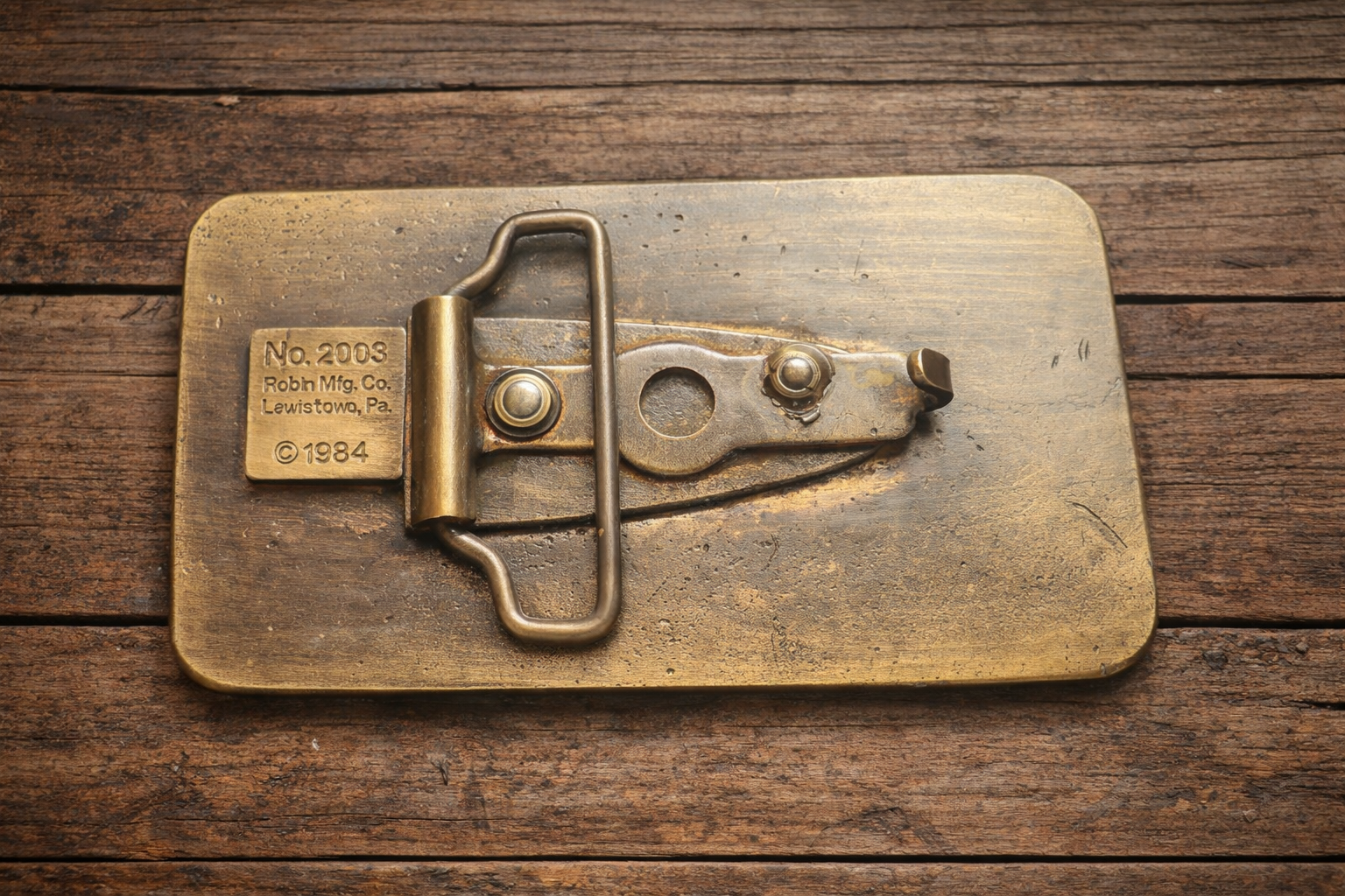 Vintage Winnebago Motorhome Belt Buckle